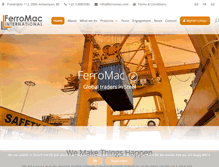 Tablet Screenshot of ferromac.com